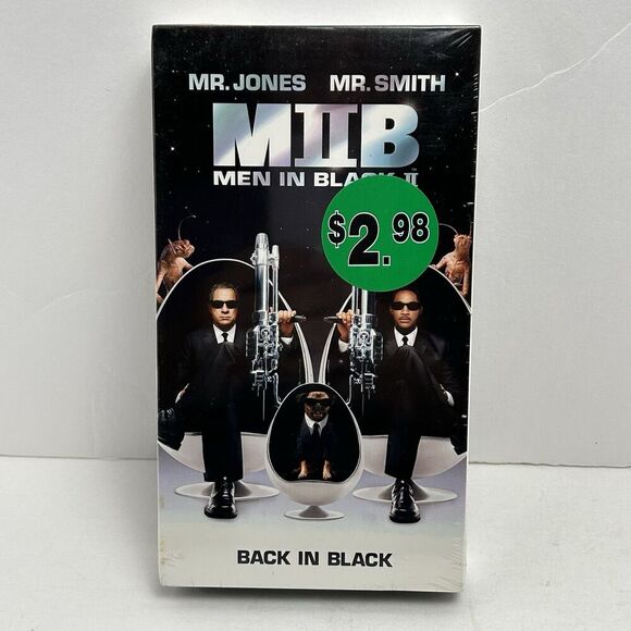 Men In Black II MIB Factory Sealed VHS 2 - Picture 1 of 6
